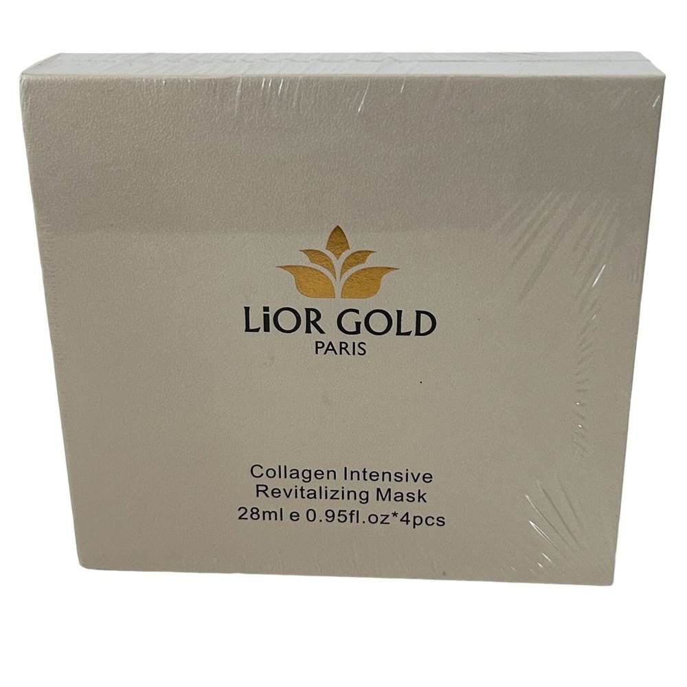 Lior Gold Collagen‎ Intensive Revitalizing Mask Paris France 28ml 4pcs New